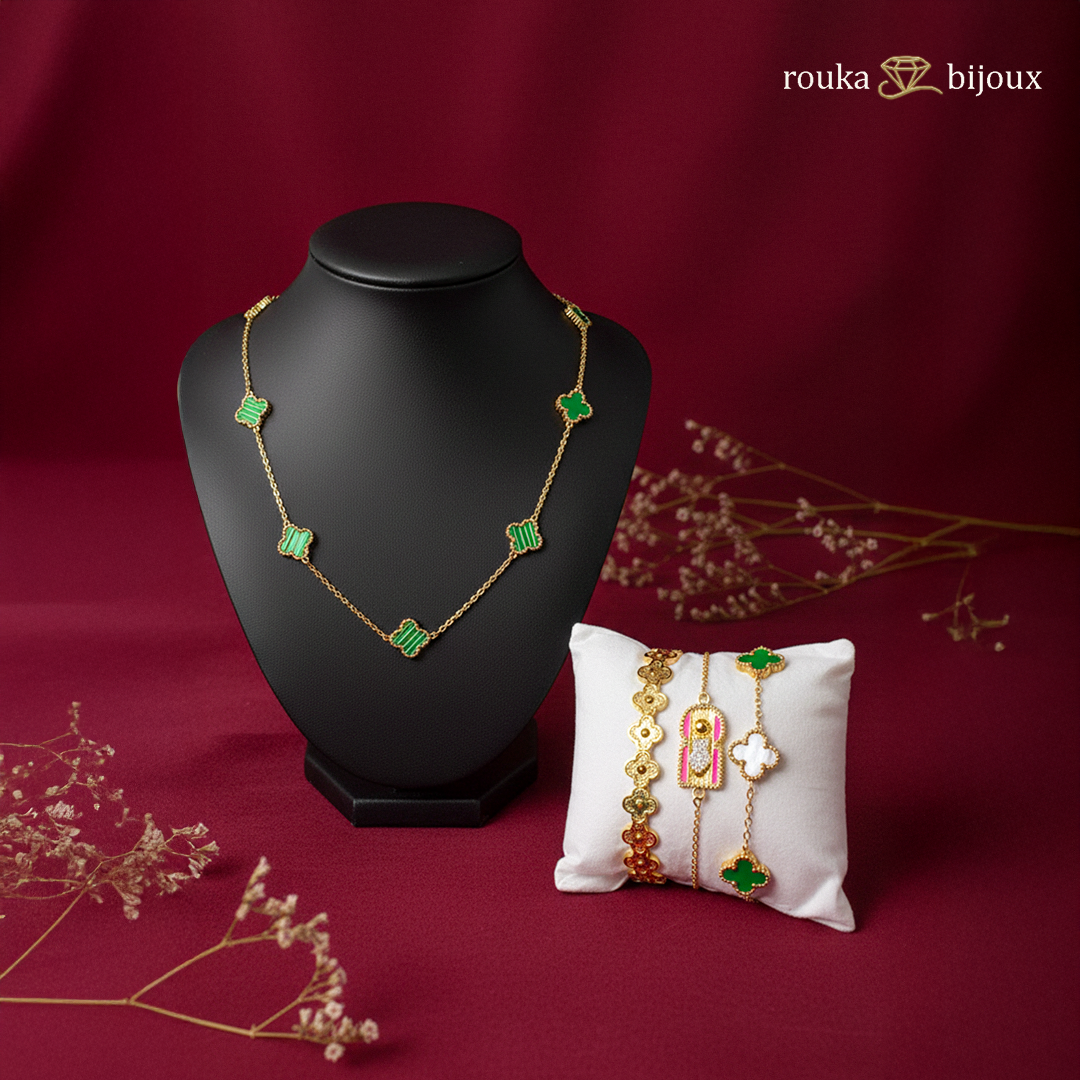 Pack Éclat Doré – Bijoux en Acier Inoxydable