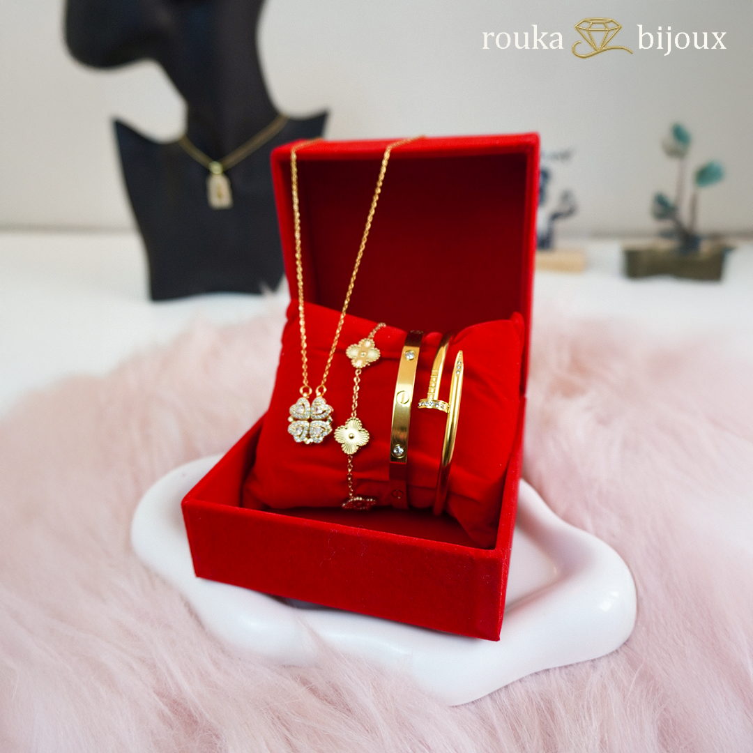 Pack Éclat Doré — Ensemble 4 Pièces