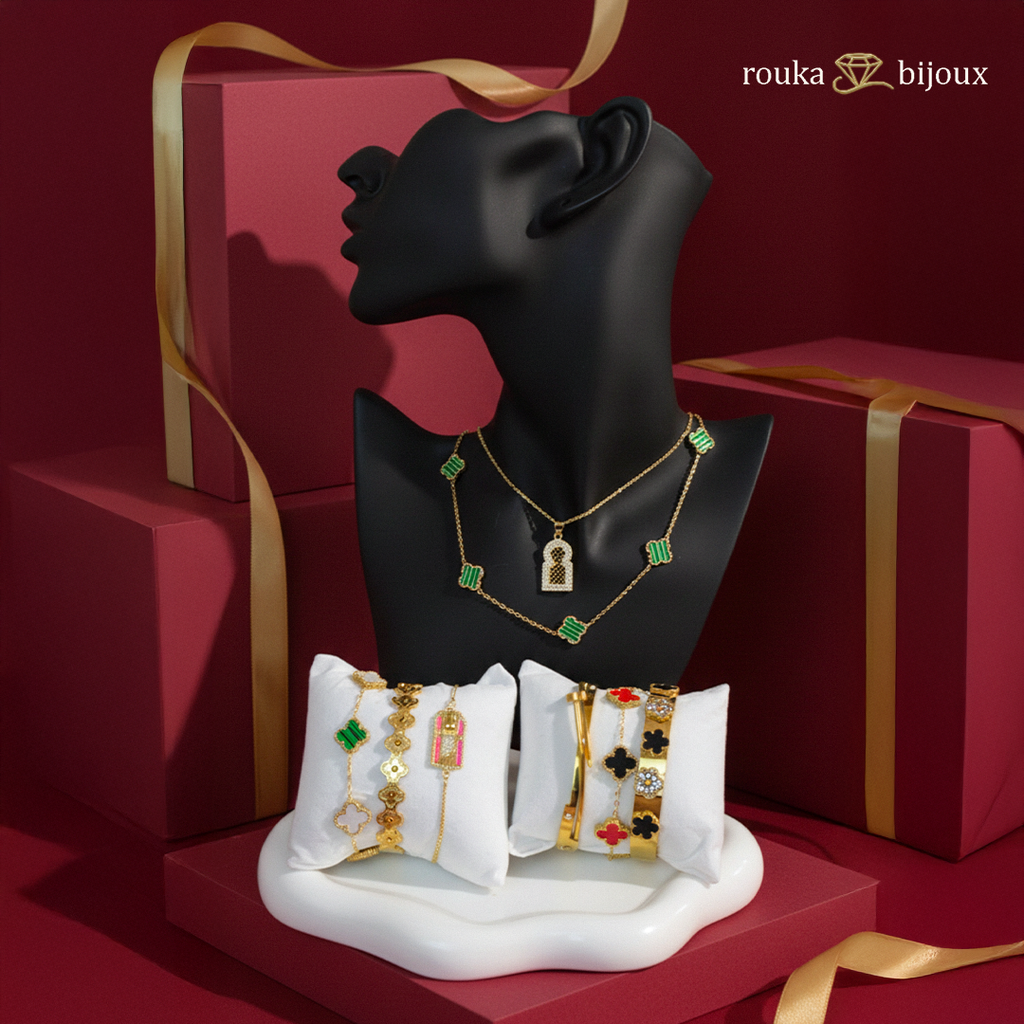 Pack Éclat Doré – Bijoux en Acier Inoxydable