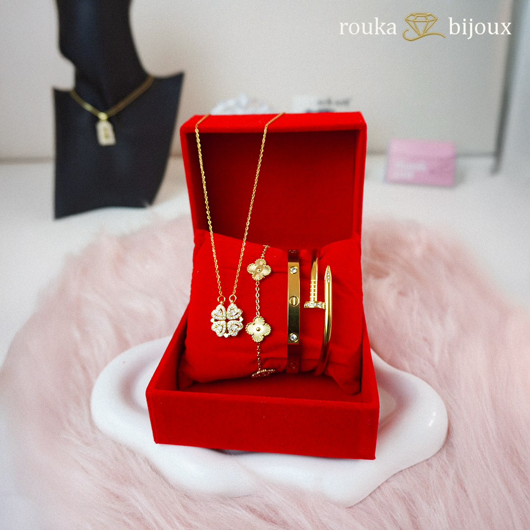 Pack Éclat Doré — Ensemble 4 Pièces